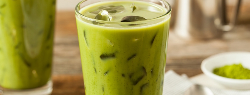 Matcha Latte served cold